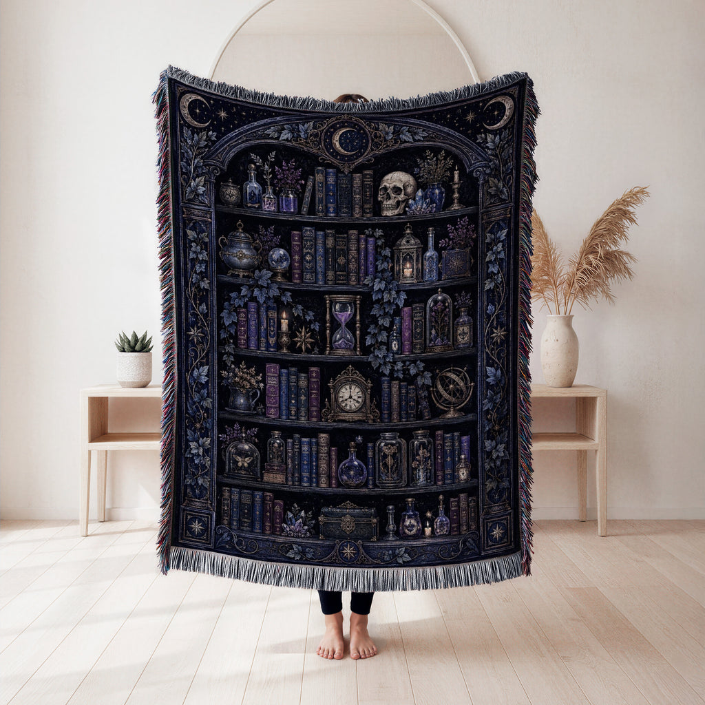Midnight Alchemist Library Blanket