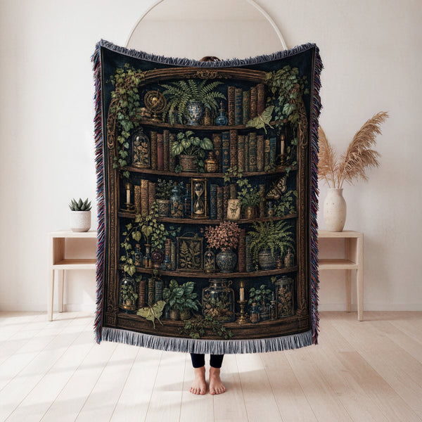 Botanical Apothecary Library Blanket