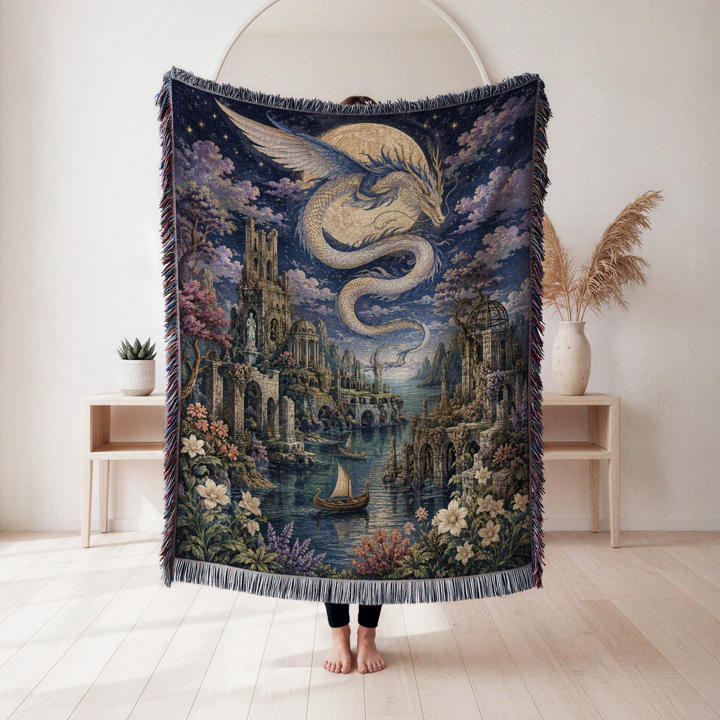 The Moon Serpent Ruins Blanket
