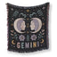Gemini Moon Twins Zodiac Blanket