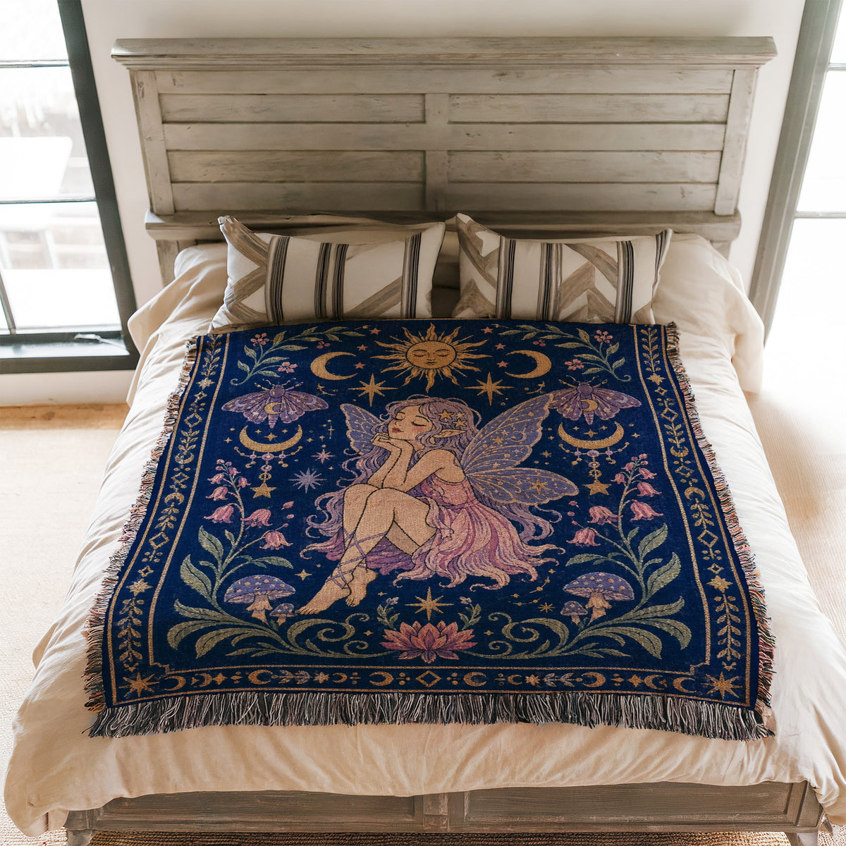 Moonlit Dreamer Fairy Blanket