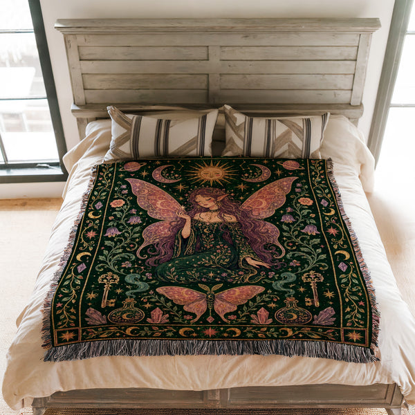Emerald Celestial Fairy Blanket