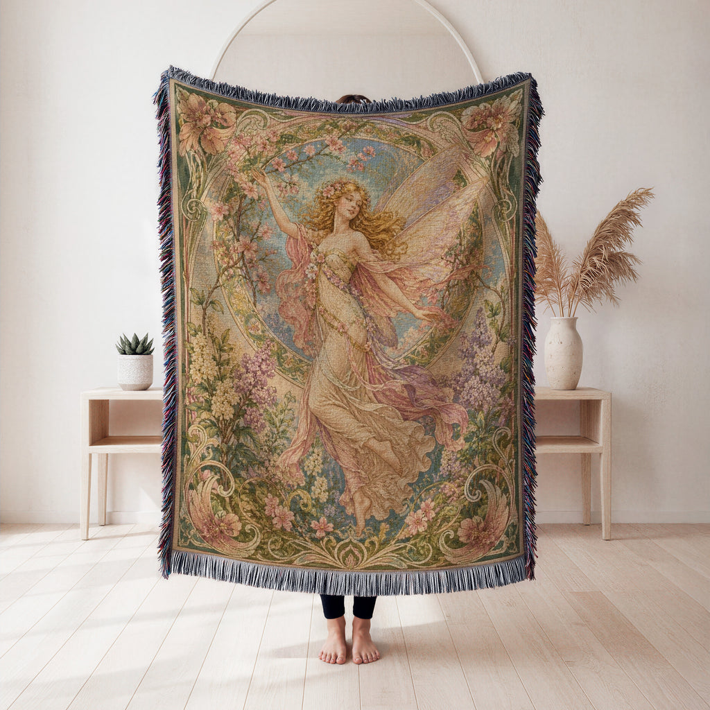 Spring Blossom Fairy Blanket