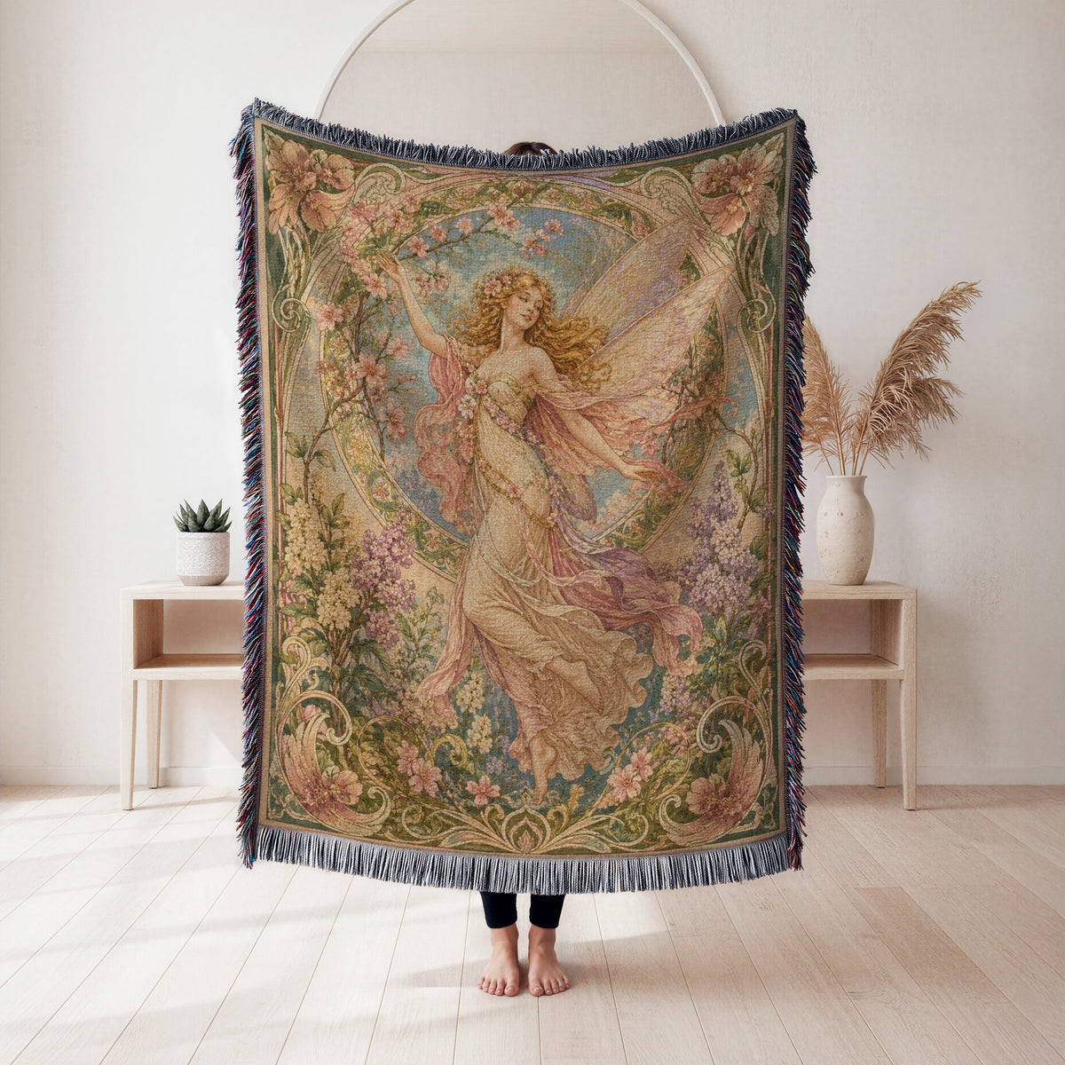 Spring Blossom Fairy Blanket
