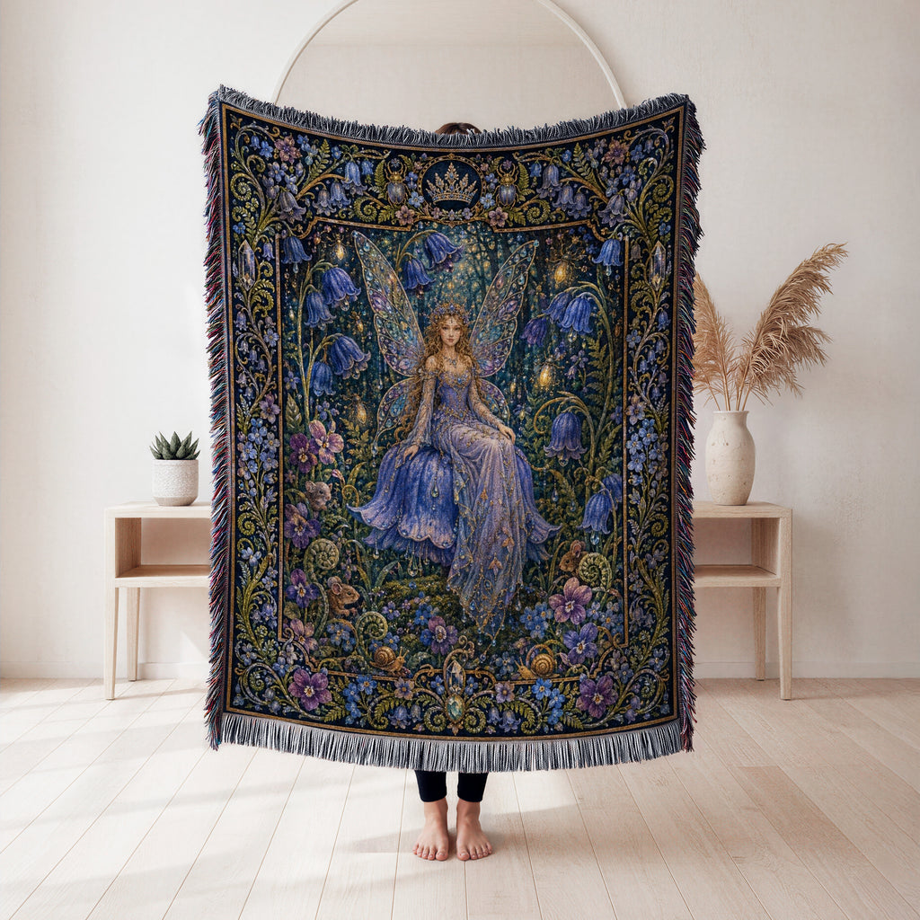 Bluebell Fairy Queen Blanket