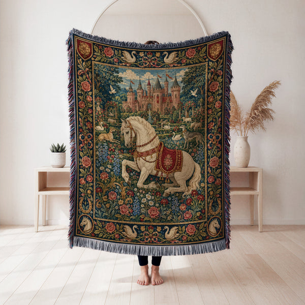 The Rose Court Warhorse Blanket