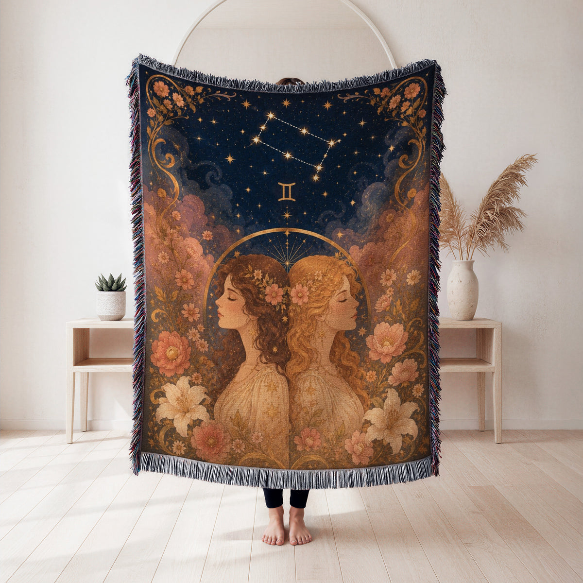 Gemini Celestial Twins Blanket