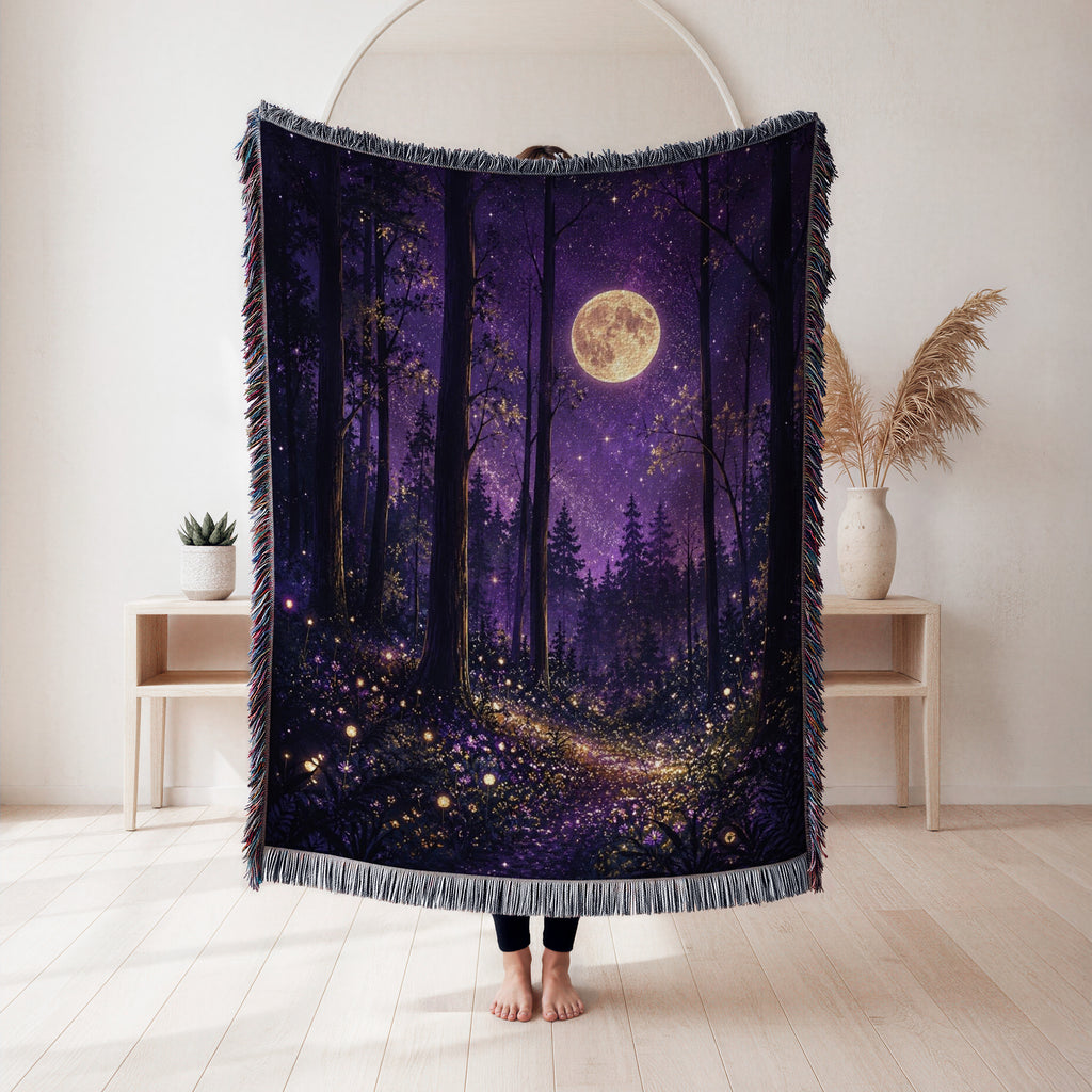 Moonlit Fairy Path Blanket