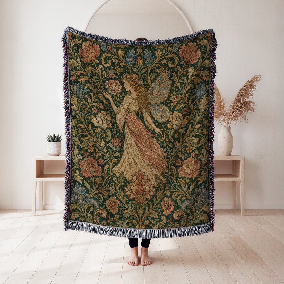 Tapestry Garden Fairy Blanket