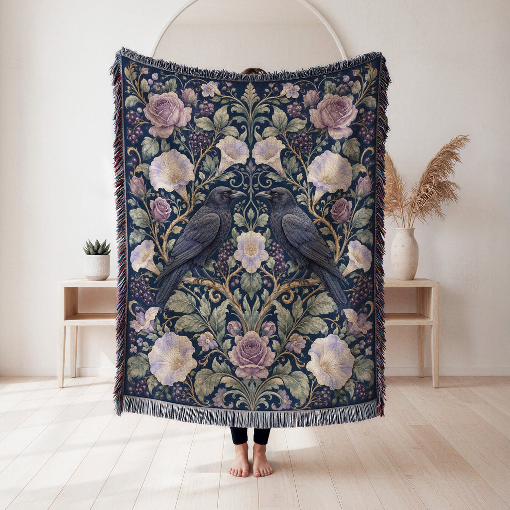 Raven & Rose Garden Blanket