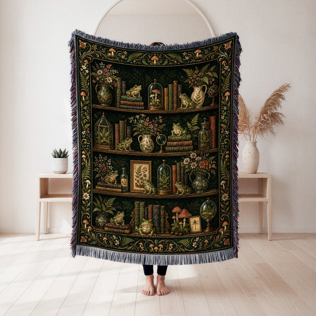 Enchanted Frog Library Blanket