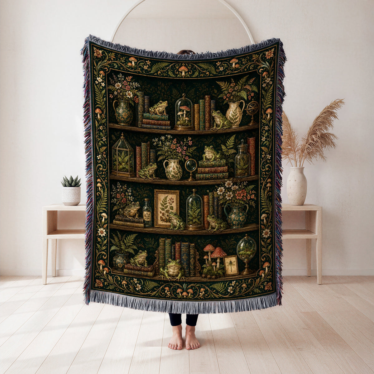 Enchanted Frog Library Blanket