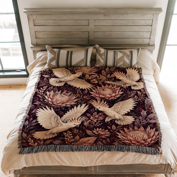 Cockatoo Protea Blanket
