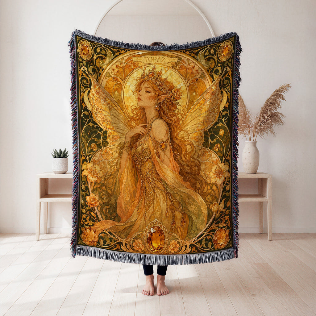Golden Topaz Fairy Blanket