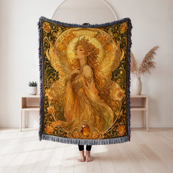 Golden Topaz Fairy Blanket