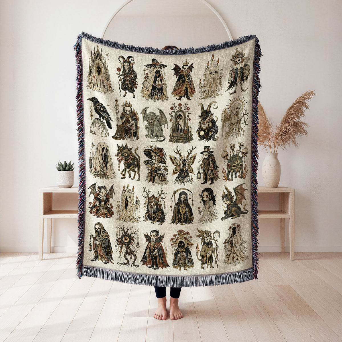 Haunted Gothic Bestiary Blanket