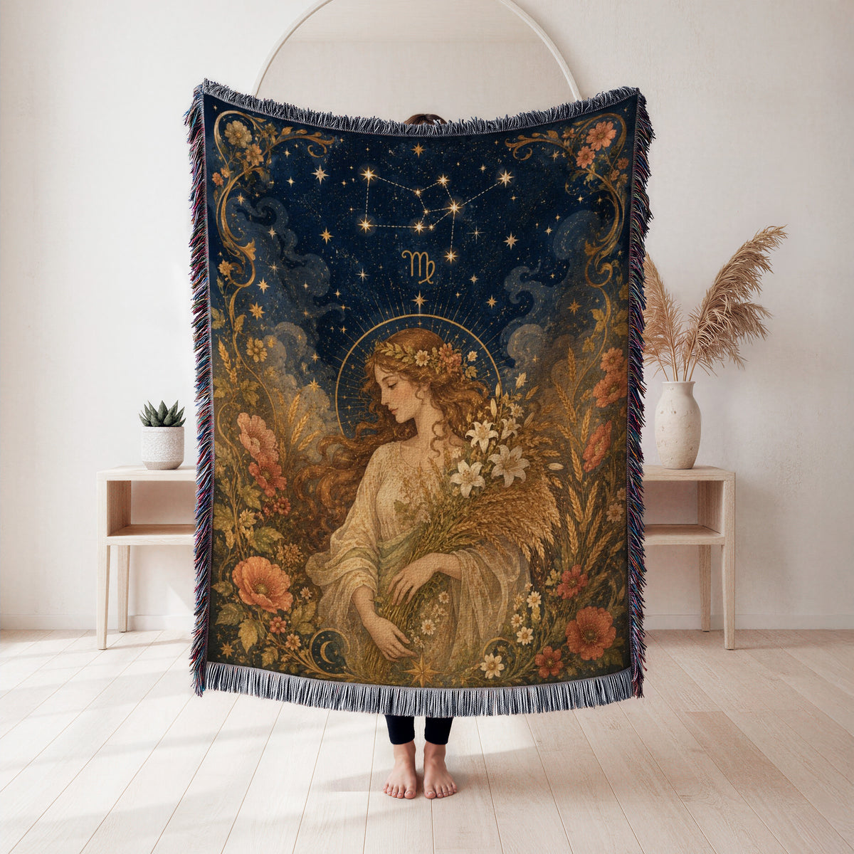 Virgo Harvest Maiden Blanket