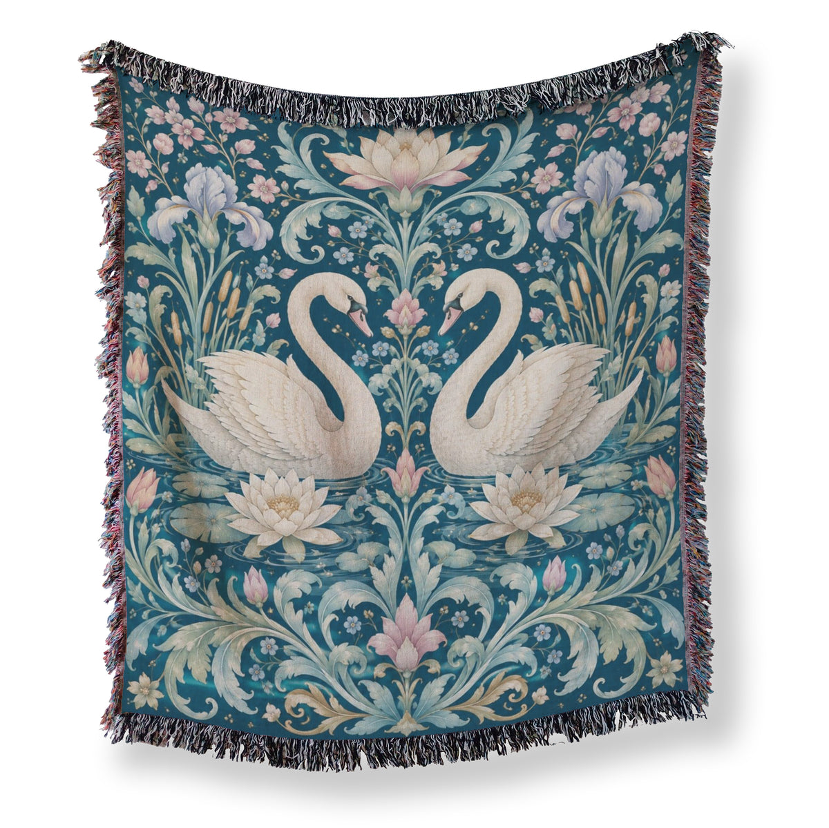 Swan Water Garden Blanket