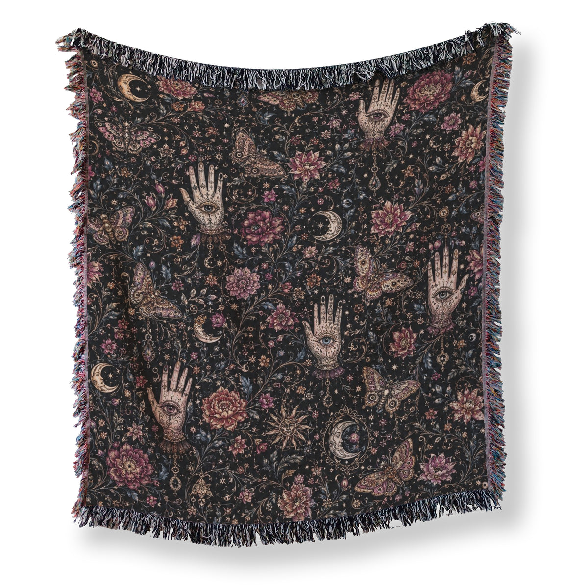 Palmistry Moon Garden Blanket Main image