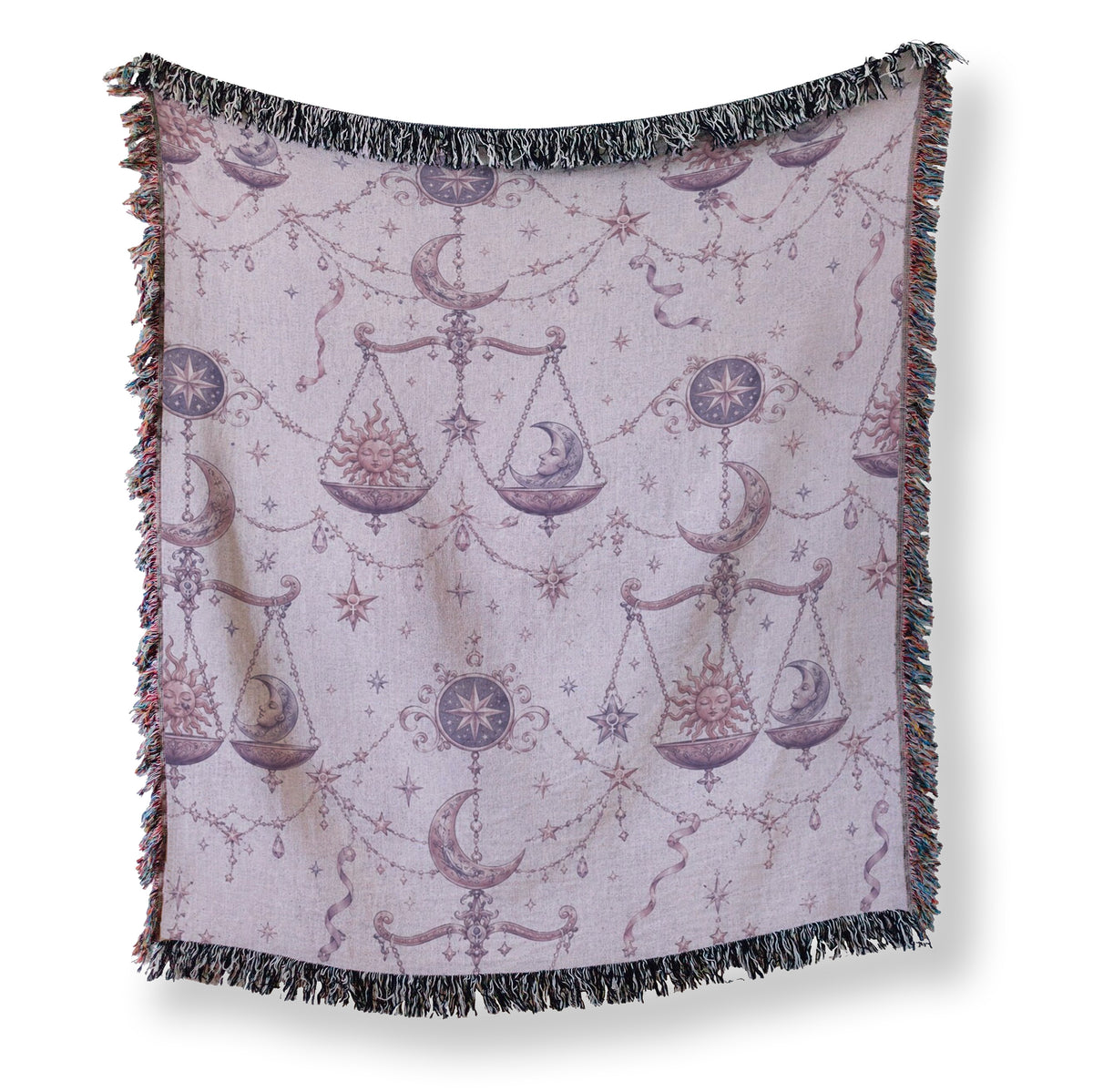 Libra Celestial Scales Pattern Blanket Main image