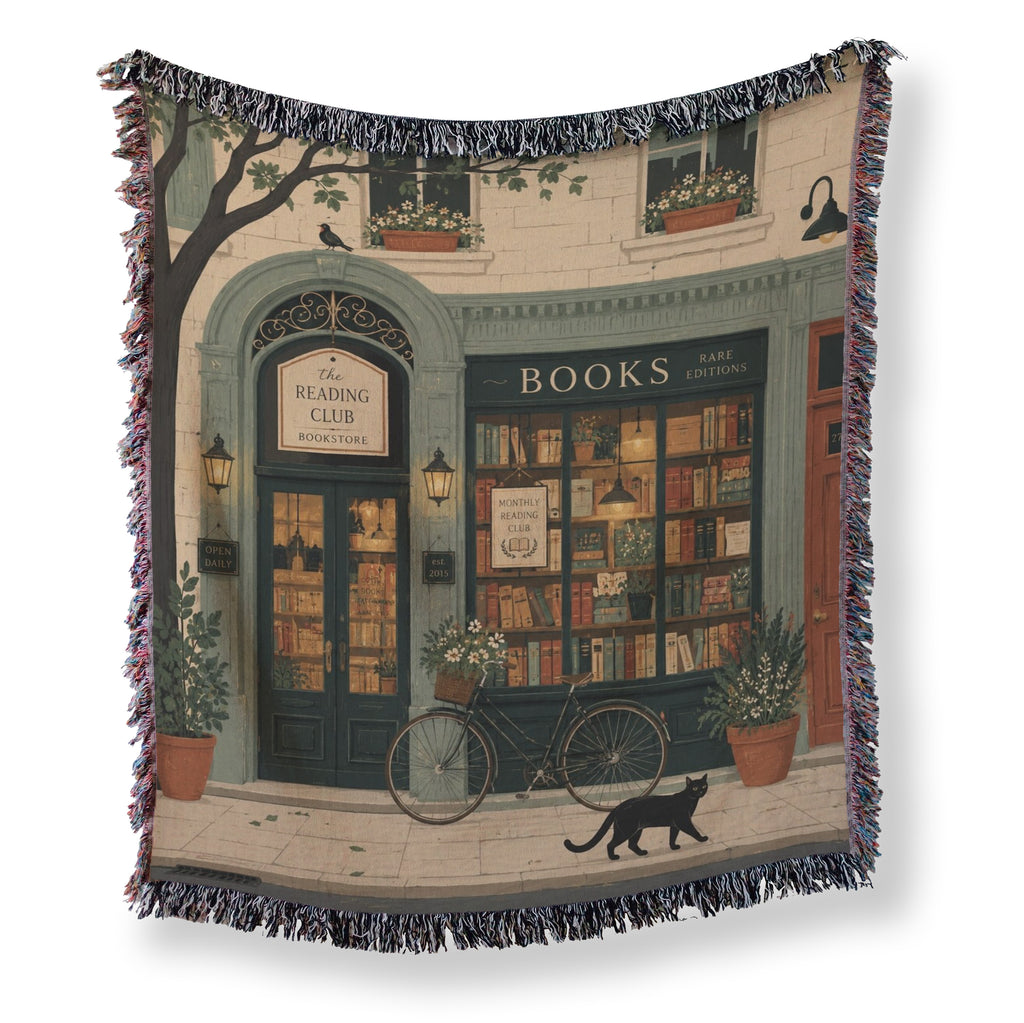 The Reading Club Bookshop Blanket
