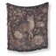 Vintage Floral Tabby Cat Blanket