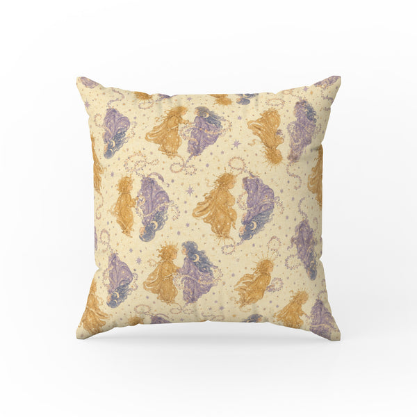 Gemini Star Twins – Vintage Zodiac Pattern Pillow
