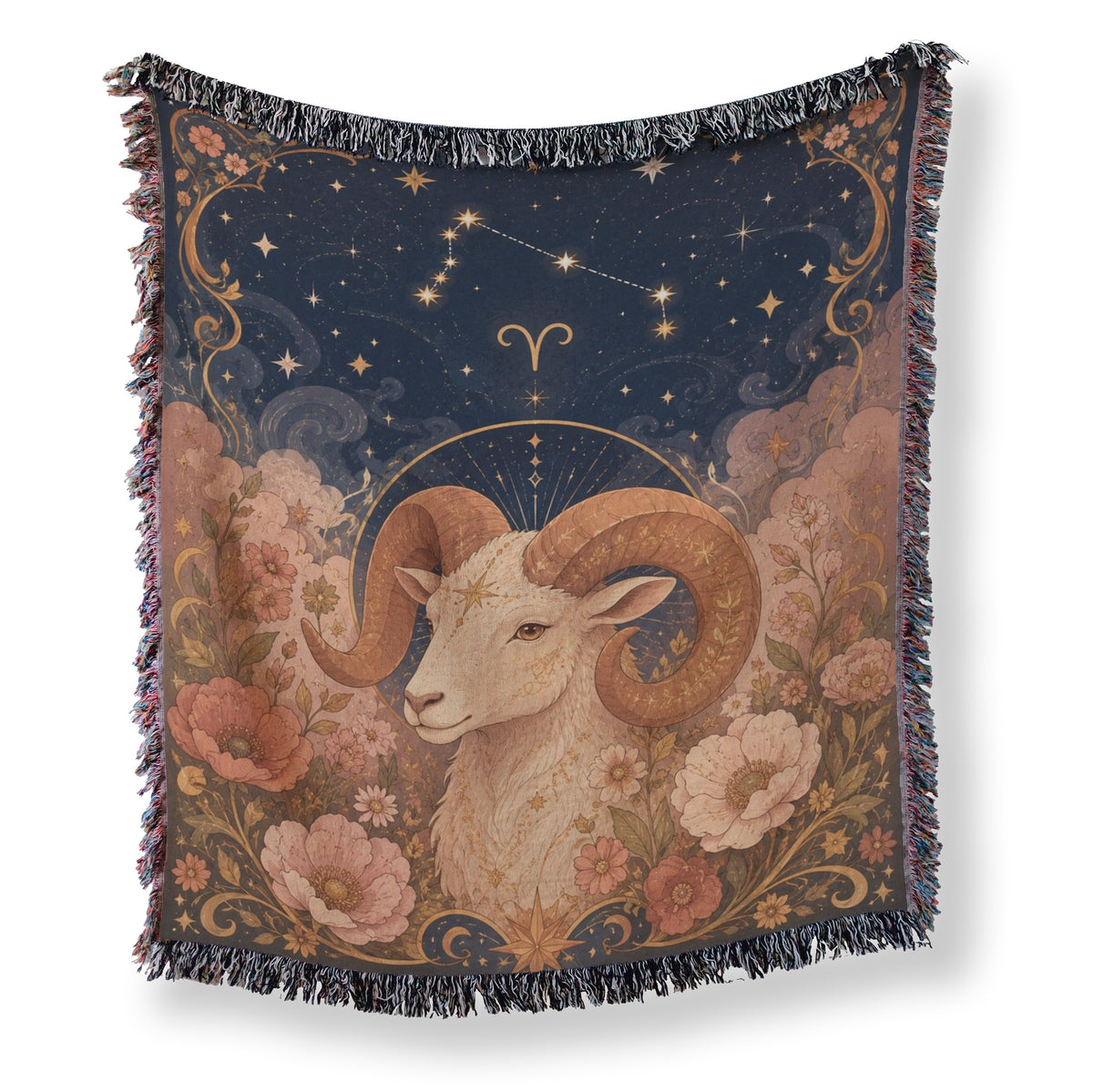Aries Ram Among the Stars Blanket Main image