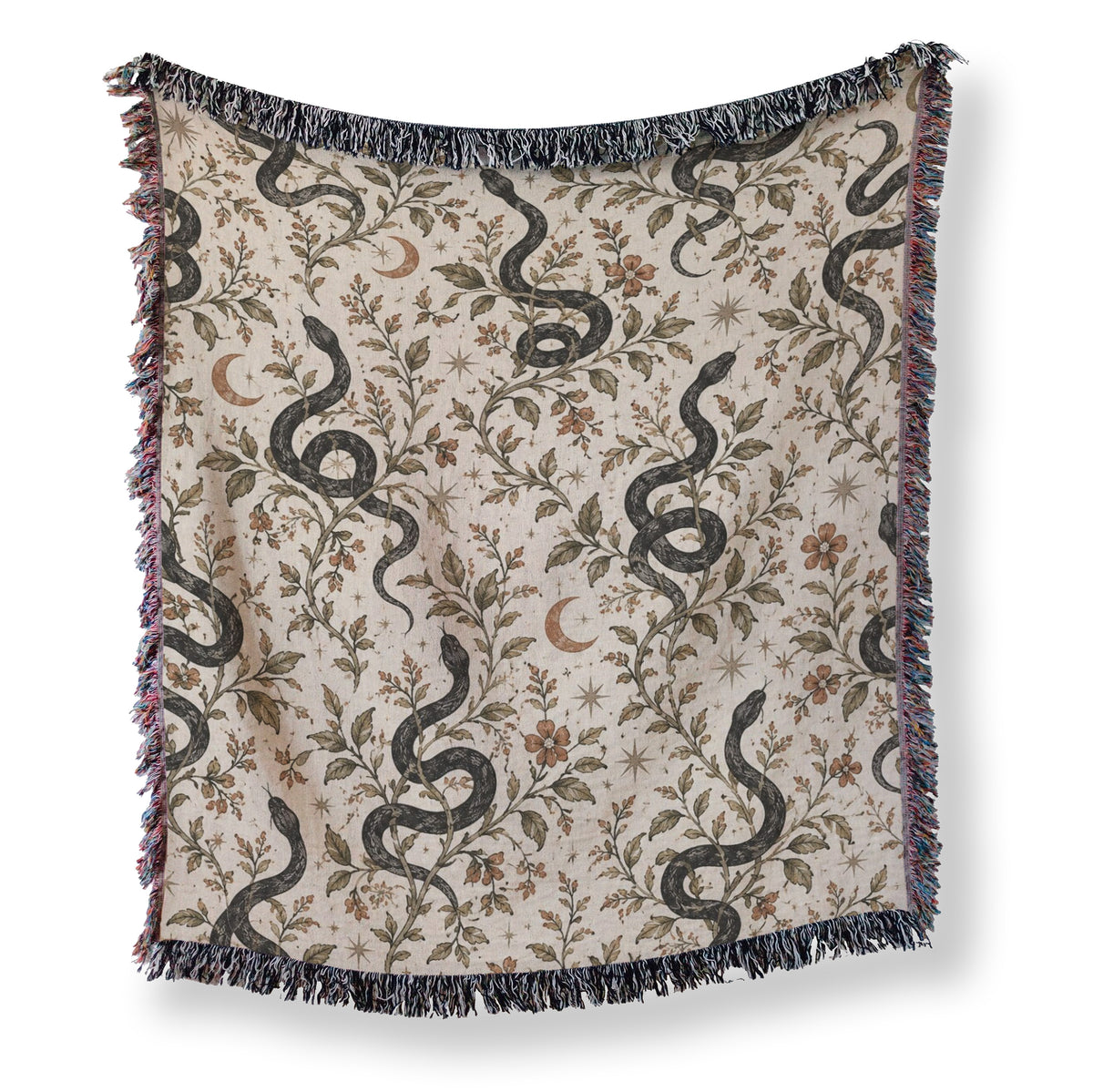 Serpents of the Moon Garden Blanket Main image