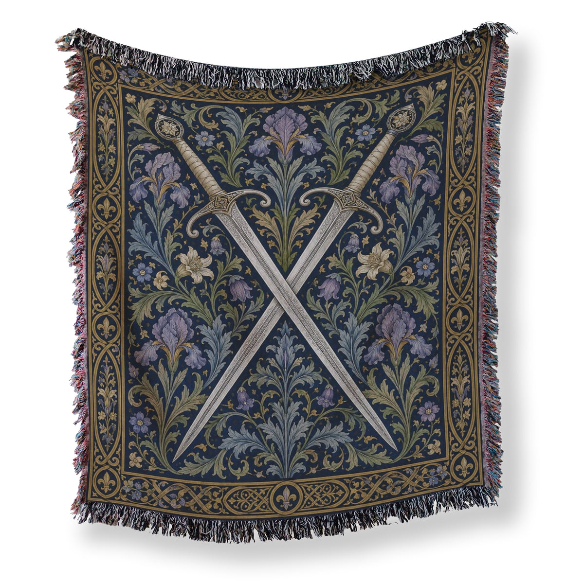 The Midnight Iris Blades Blanket Main image