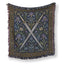 The Midnight Iris Blades Blanket
