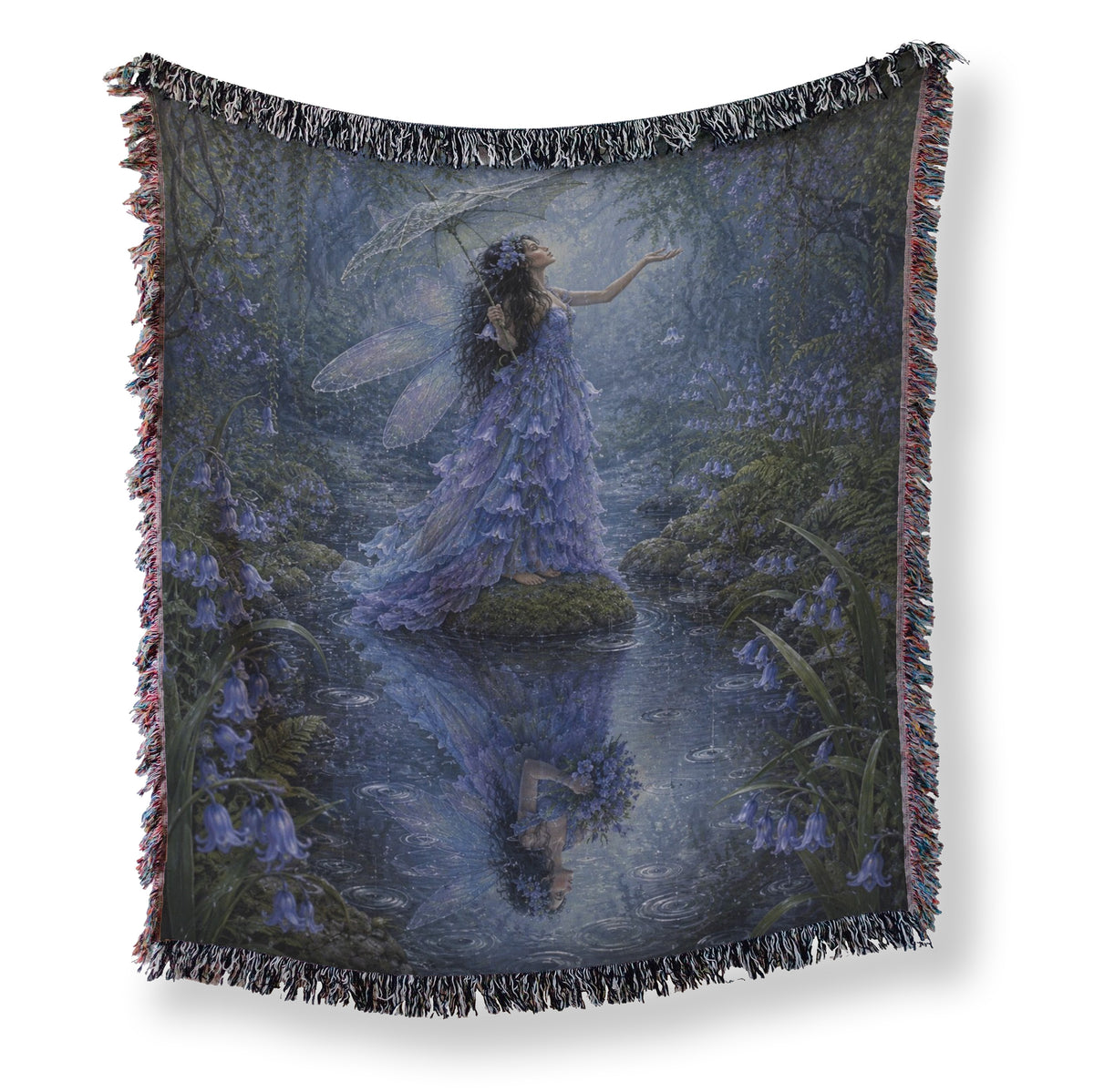 Bluebell Rain Fairy Blanket