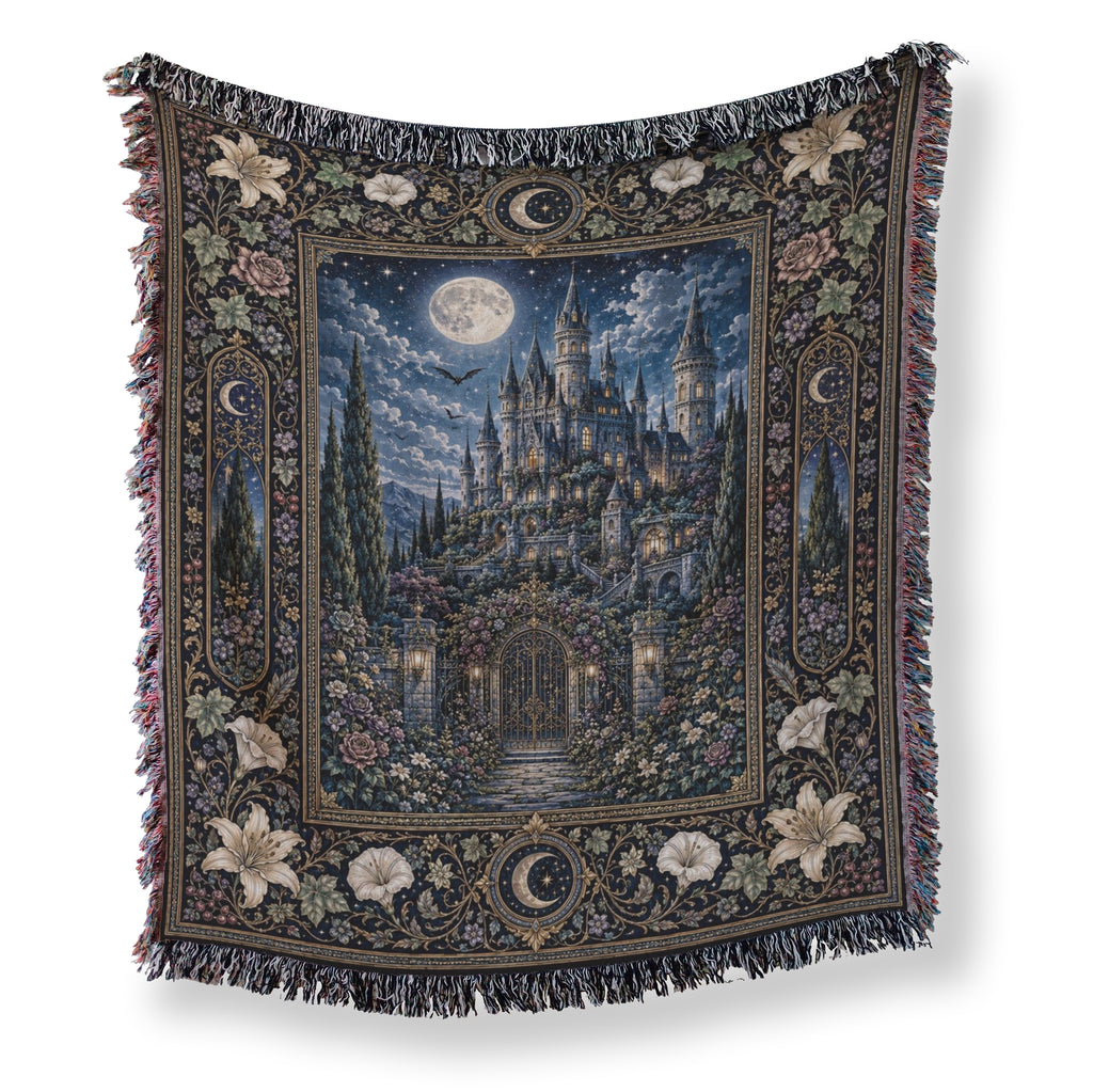 Castle Beyond the Moonlit Gate Blanket