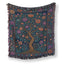 Midnight Bloom Tree Blanket