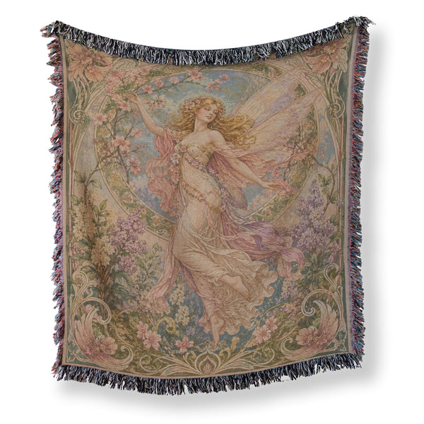 Spring Blossom Fairy Blanket