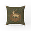 The Stag Enclosure – Medieval Floral Pillow