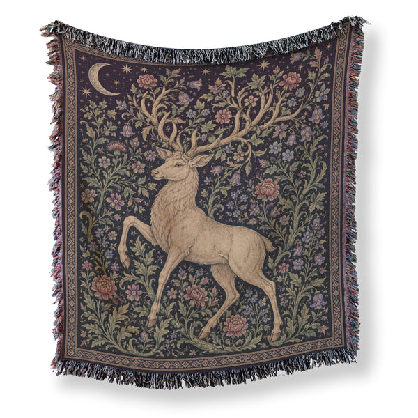 The Moonflower Stag Blanket