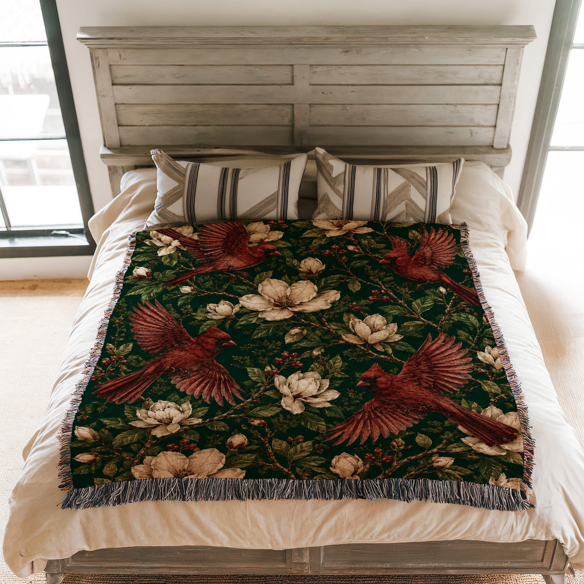Cardinal Magnolia Blanket