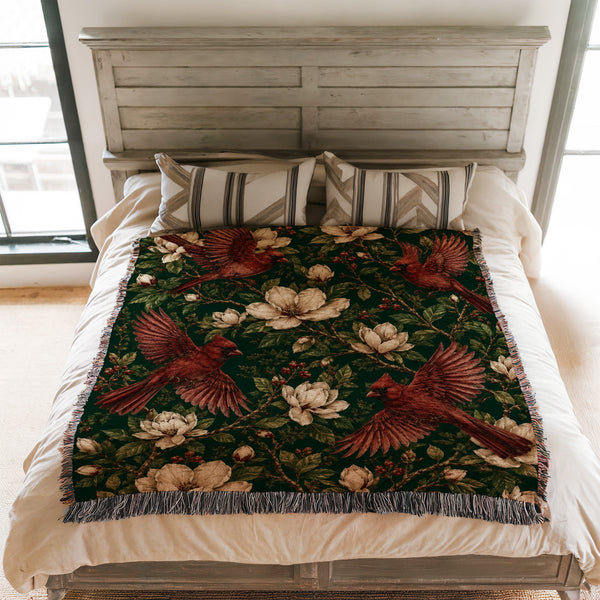 Cardinal Magnolia Blanket