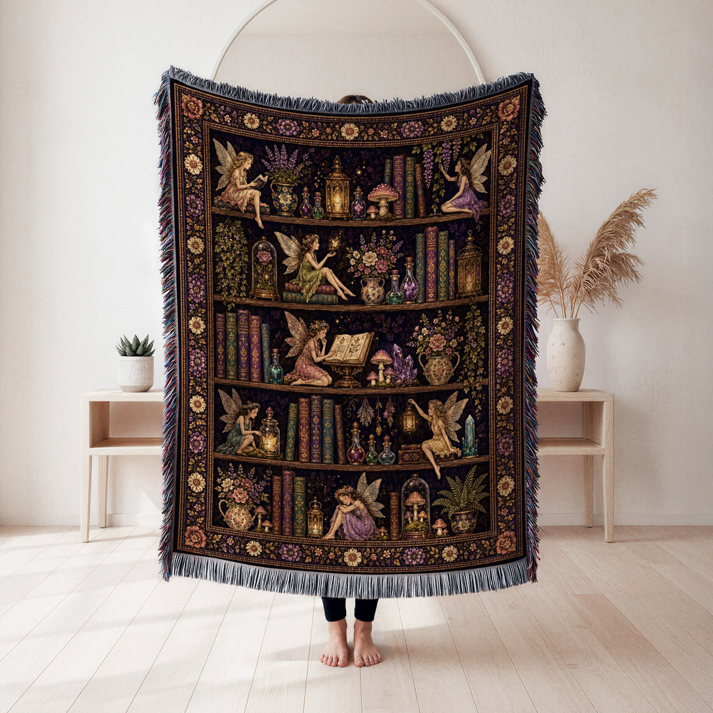 Fairies of the Hidden Library Blanket
