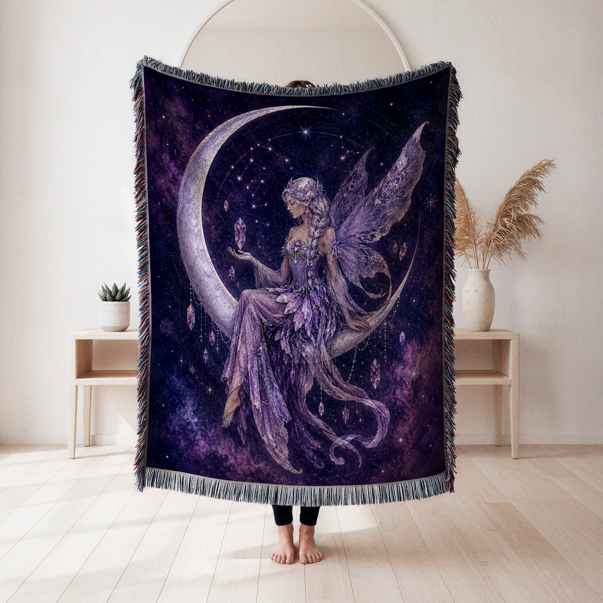 Amethyst Crescent Fairy Blanket