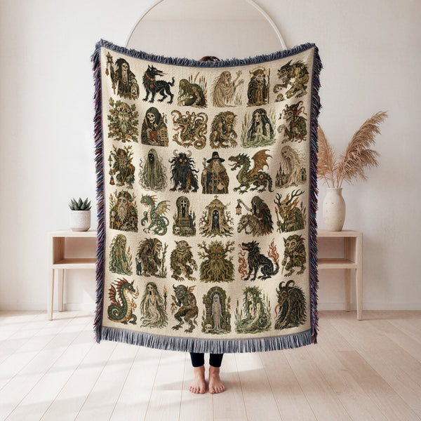 Haunted Forest Creatures Blanket
