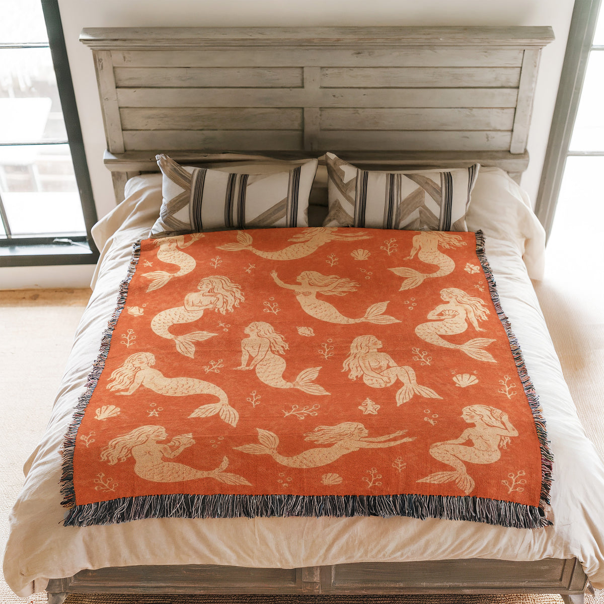 Vintage Mermaid Blanket