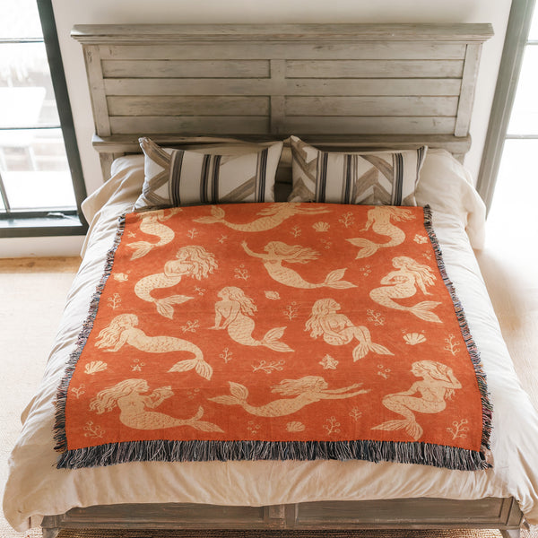 Vintage Mermaid Blanket
