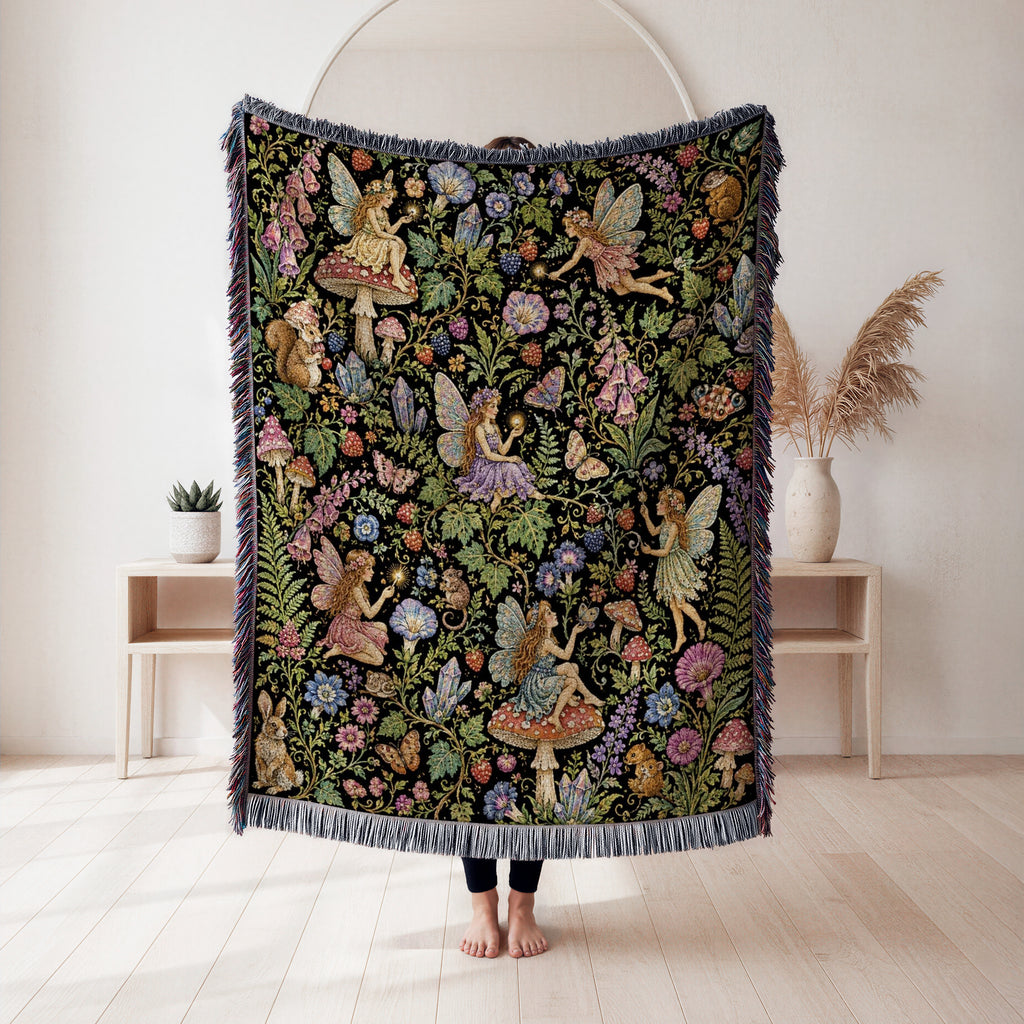Fairy Garden Woodland Blanket