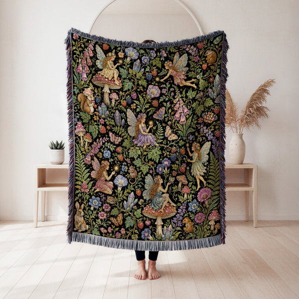 Fairy Garden Woodland Blanket