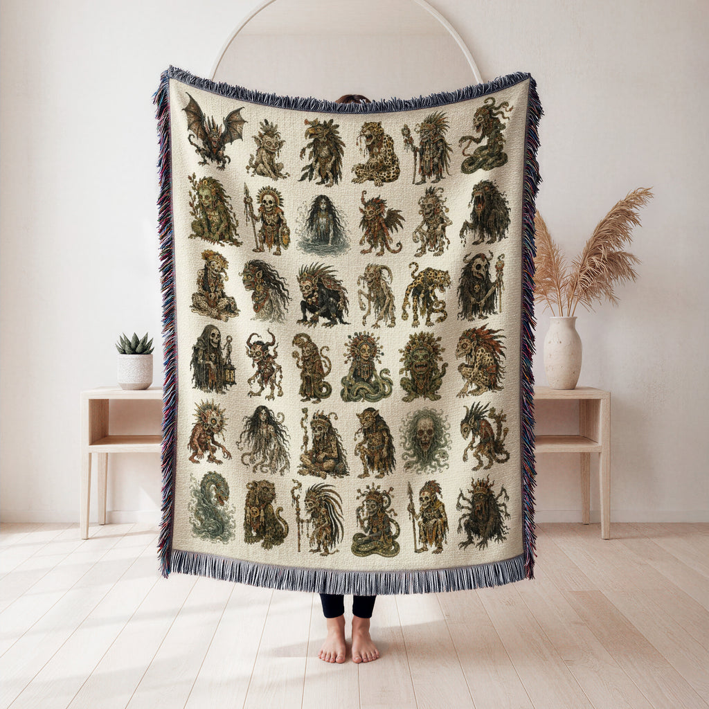 Ancient Legends Bestiary Blanket