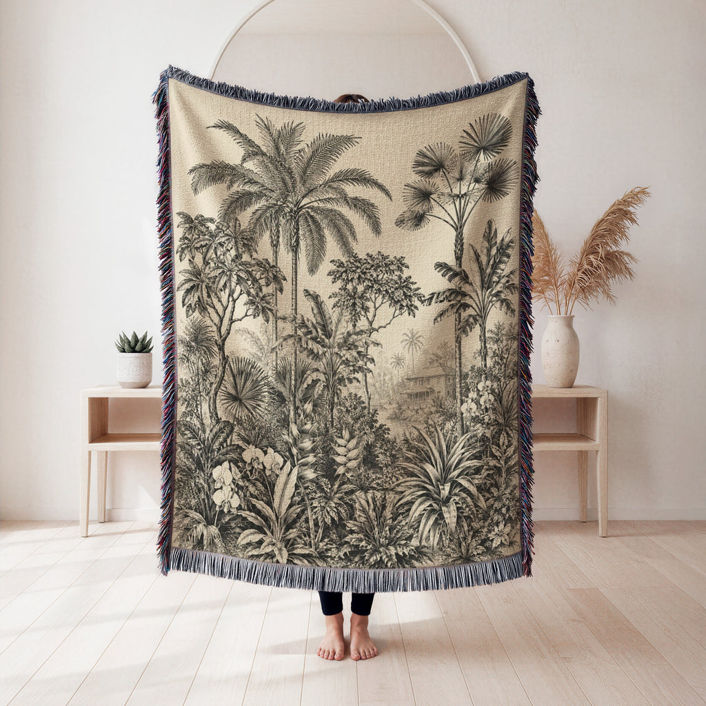 Palm House in the Tropics Blanket