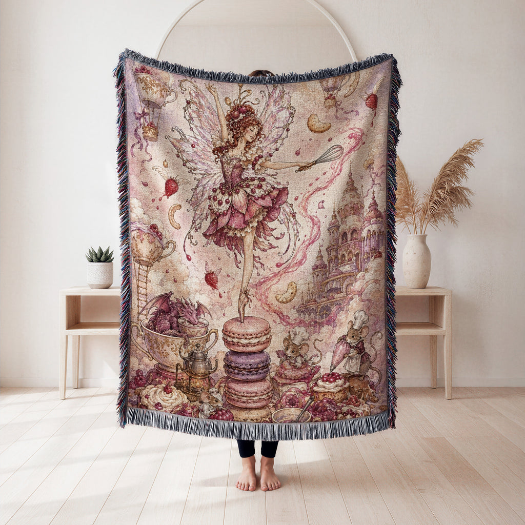 Macaron Fairy Patisserie Blanket