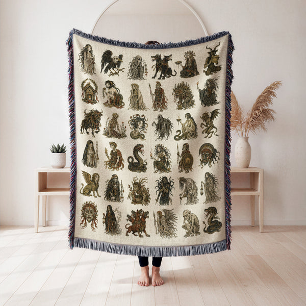 Wandering Spirits Bestiary Blanket